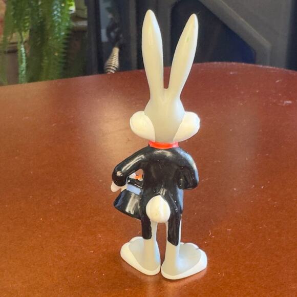 Figurine PVC Vintage Bugs Bunny Magician 1990 Looney Tunes Applause Cake Topper - Picture 3 of 6